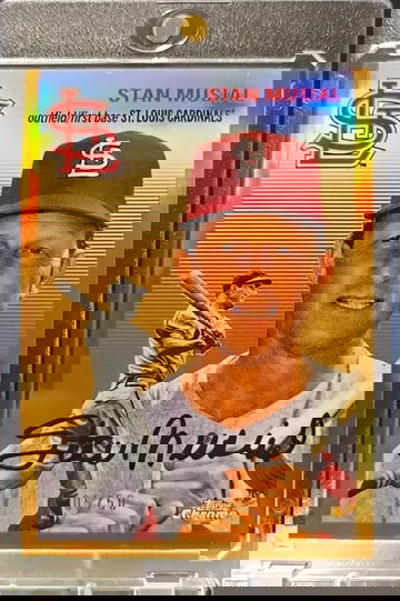 2023 Topps Chrome Platinum Anniversary Gold Refractor /50 Stan Musial #408 HOF