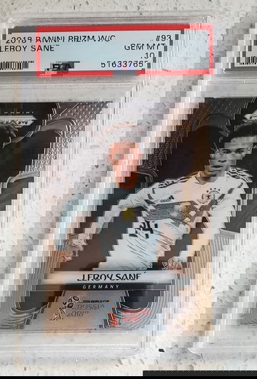 2018 Panini Prizm World Cup Leroy Sane PSA 10