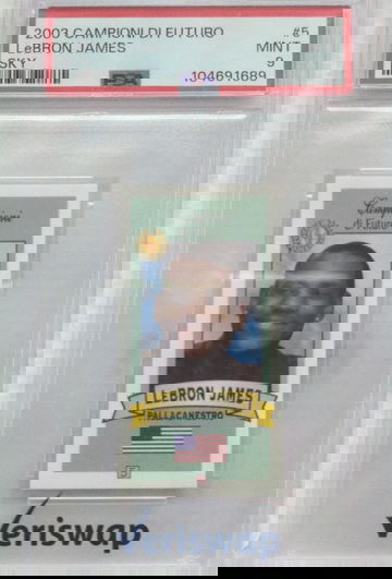 2003 Campioni Di Futuro LeBron James Rookie PSA 9