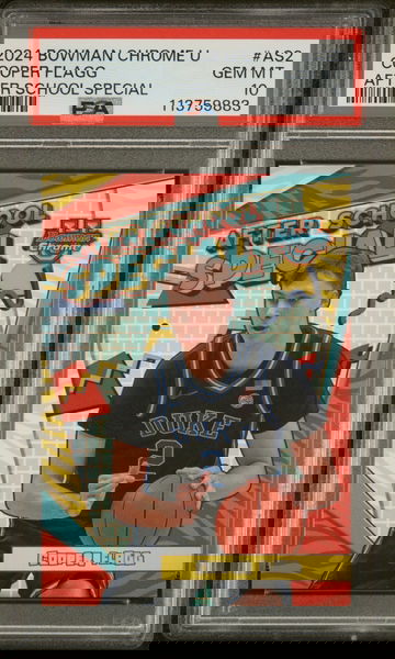 2024 Bowman Chrome University After School Special Cooper Flagg #AS2 PSA 10