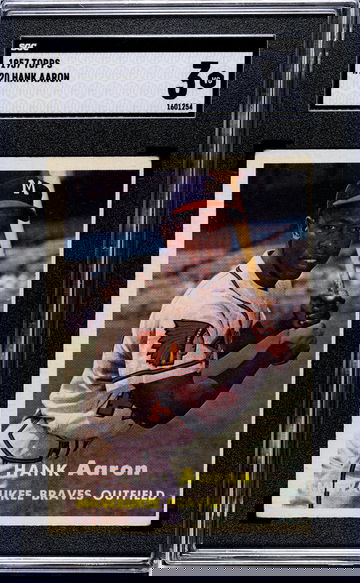 1957 Topps Hank Aaron SGC 3 