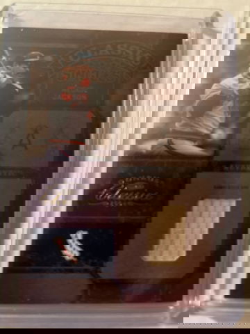 2004 donruss classics Reggie Jackson bat relic numbered 07/50