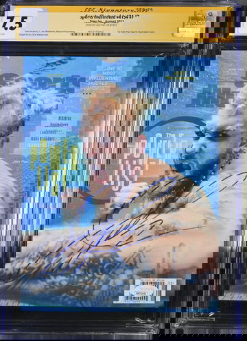 2023 Jake Paul Signed Sports Illustrated Magazine 1st Cover August CGC 7.5 JSA Signature Series SS