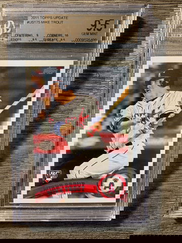 2011 Topps Update Mike Trout (BGS 9.5)