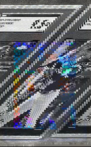 2020 Topps Chrome Xfractor Luis Robert RC Rookie SGC 9.5