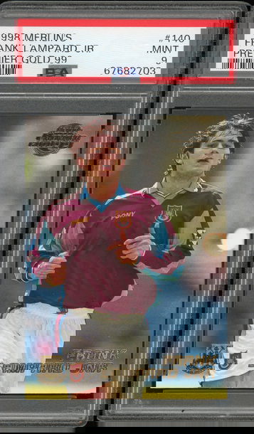 1998 Merlin's Premier Gold Frank Lampard RC Rookie #140 PSA 9 POP 6 None Higher