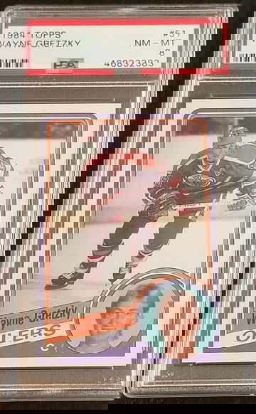 1984 Topps #51 Wayne Gretzky PSA 8