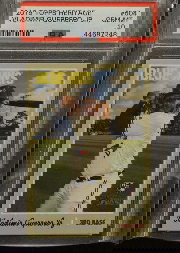 2019 Topps Heritage Vladimir Guerrero Jr. #504 PSA 10