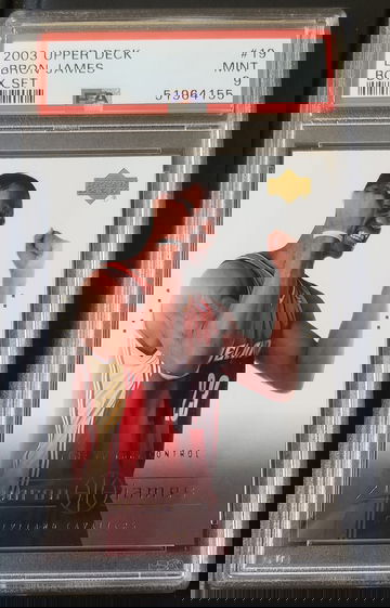 2003-04 Upper Deck LeBron James Box Set RC #19 PSA 9 Mint