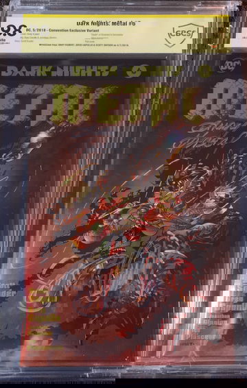 DARK NIGHTS METAL #6 FOIL, TRIPLE SIG