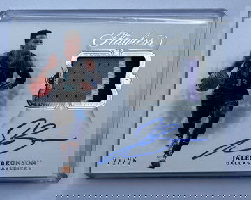Jalen Brunson 2018 Flawless Signature Prime Materials 21/25 Rookie Auto RC
