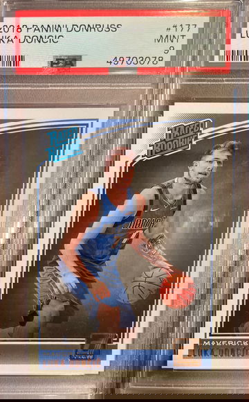 2018 Panini Donruss Luka Doncic PSA 9