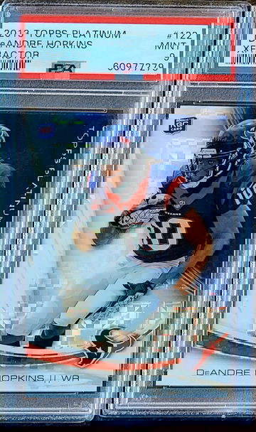 2003 SP DEANDRE HOPKINS Topps Platinum Rookie XFRACTOR PSA 9 POP36 Rookie #122