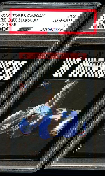 2014 Topps Chrome Odell Beckham Jr. Rookie 1985 #15 PSA 10 Gem Mint RC Browns