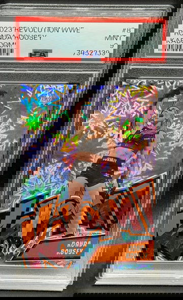 2023 REVOLUTION WWE RONDA ROUSEY KABOOM! PSA 9