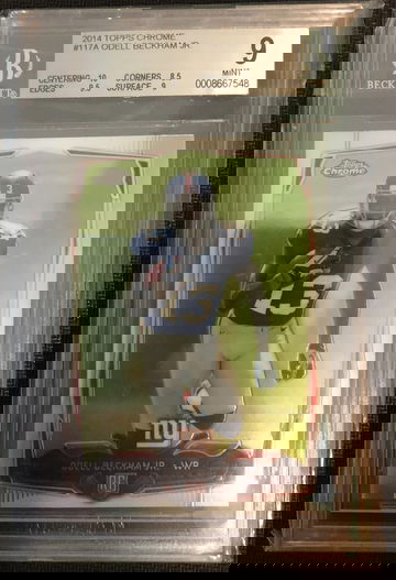 2014 Topps Chrome #117 Odell Beckham Jr. RC Rookie BGS 9 Mint