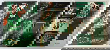 Jayson Tatum Jersey Lot Art Nouveau #AN-JT Select Draft Selections #DS-JAY Chronicles #CS-JTT /99