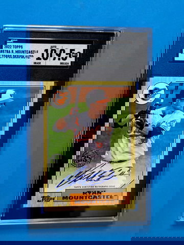 2022 TOPPS RYAN MOUNTCASTLE '87 TOPPS DESIGN ON CARD AUTO SGC 9.5!