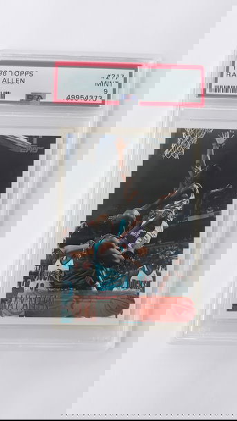 1996 Topps Ray Allen PSA 9