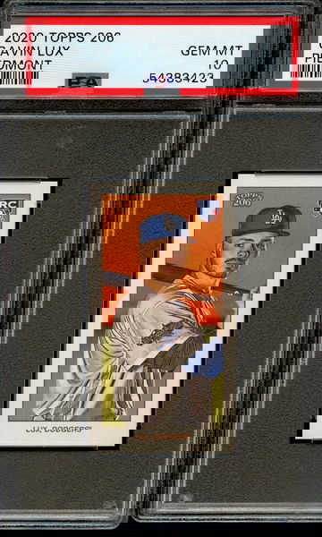 Gavin Lux 2020 Topps T206 Piedmont Back SP Rookie PSA 10