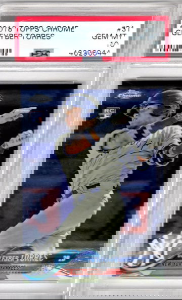 2018 Topps Chrome Gleyber Torres PSA 10