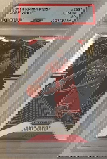 2019 Panini Prizm Coby White PSA 10
