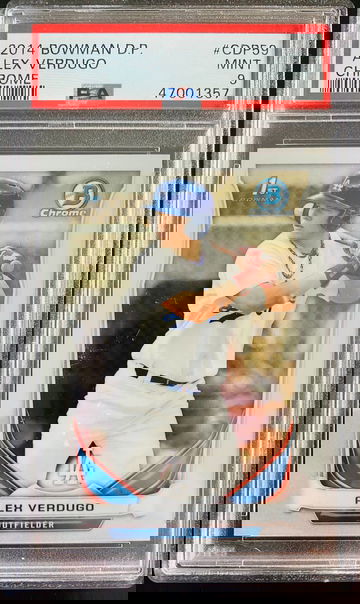 2014 Bowman D.P. Alex Verdugo Chrome PSA 9