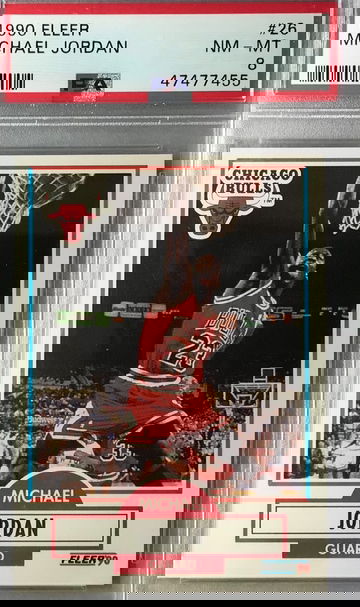 Michael Jordan 1990 Fleer #26 - PSA 8