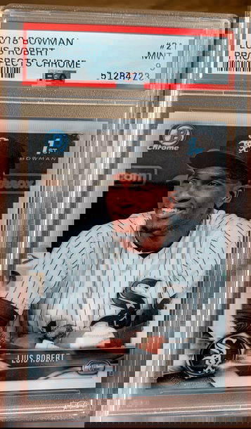 2018 Bowman Chrome Luis Robert PSA 9