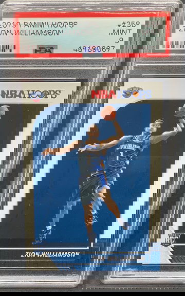 Zion Williamson 2019 Panini Hoops PSA 9