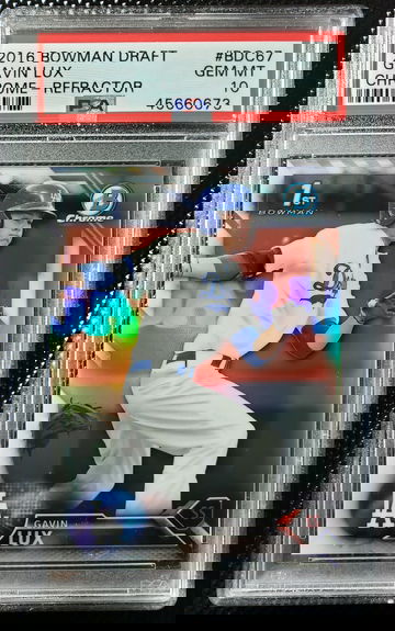 2016 Bowman Gavin Lux Refractor PSA 10