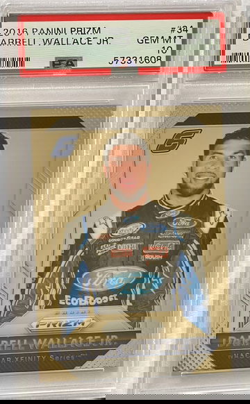 2016 Panini Prizm Darrell Bubba Wallace Jr. #34 PSA 10 GEM MINT Rookie NASCAR XFINITY