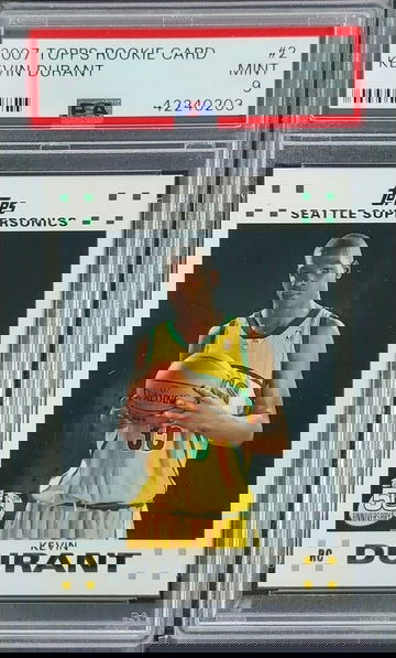 2007 Topps Kevin Durant RC PSA 9 MINT