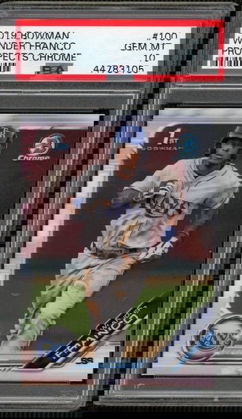 Wander Franco 2019 Bowman Chrome Rookie PSA 10