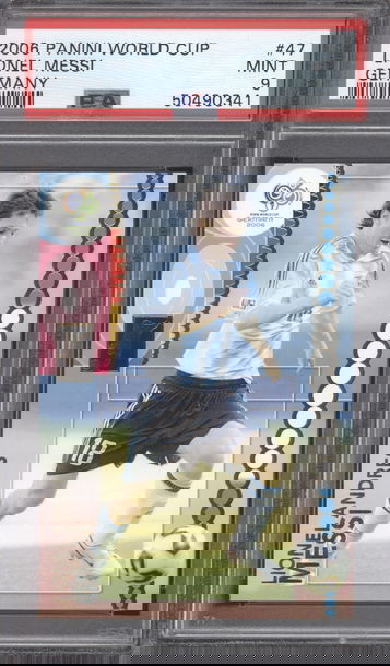 2006 Germany World Cup 47 Lionel Messi PSA 9 MINT
