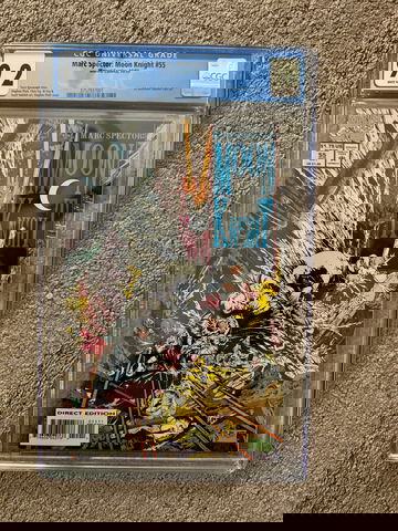 Marc Spector: Moon Knight #55 CGC 9.2 1st Stephen Platt Art 1993 Marvel