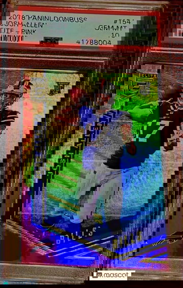 POP 12 PSA 10 RC Josh Allen 2018 Elite Pink Holo Rookie SSP Jersey #17 in Cert #