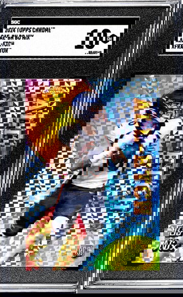 2024 Topps Chrome #CAE-BN Bo Nix All-Etch Xfractor SGC 10