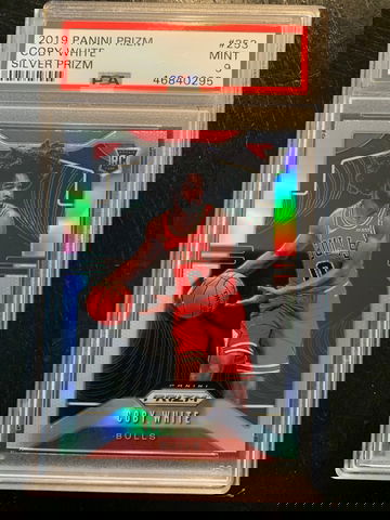 2019 Prizm Silver Coby White PSA 9