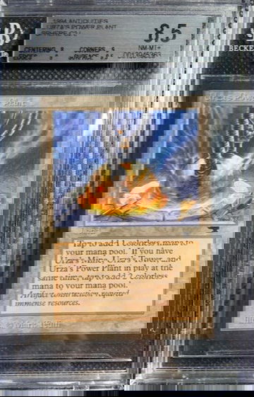 1994 MTG Magic The Gathering Antiquities Urza's Power Plant BGS 8.5 NM-MINT+