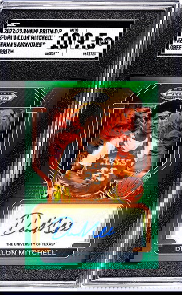 2022 Prizm #FS-DMI Dillon Mitchell Freshman Signatures SGC 9.5
