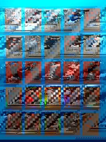 2013 MLB Select Auto, Insert, Refractor Lot of 56