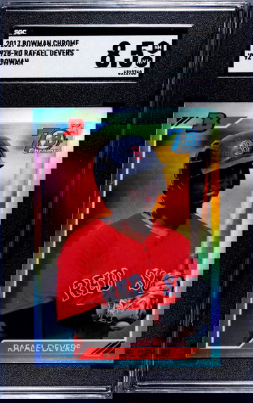 2017 Bowman Chrome '92 Bowman #92B-RD RAFAEL DEVERS RC SGC 8.5