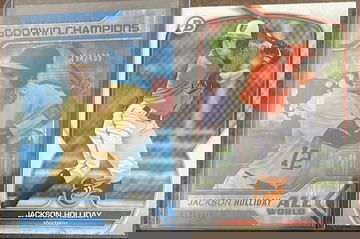 Jackson Holliday 2023 Champions All-World Blue #454/499 Plus