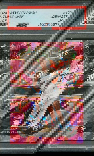 2024 Select WNBA Caitlin Clark Pink Ice PSA 10