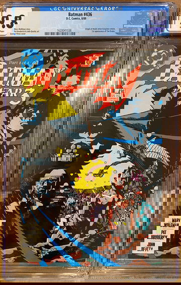 Batman #436 CGC 9.8 1st Tim Drake