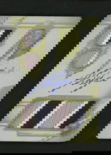 2023 Topps Triple Threads Anthony Volpe Auto Relic White Whale Rookie 1/1