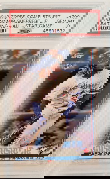 2019 Topps Complete Set Vladimir Guerrero Jr. All Star Game Stamp PSA 10 Gem Mint