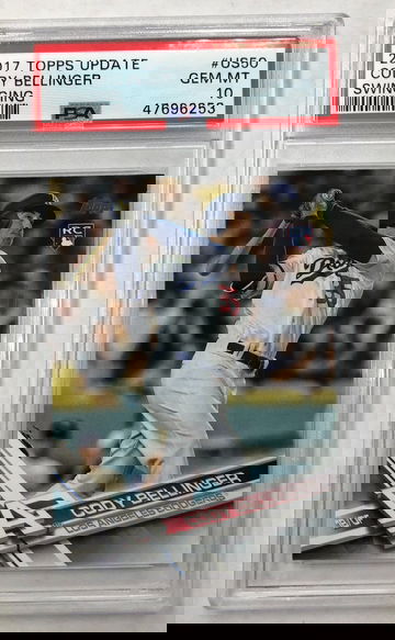 2017 Topps Update Cody Bellinger Swinging PSA 10