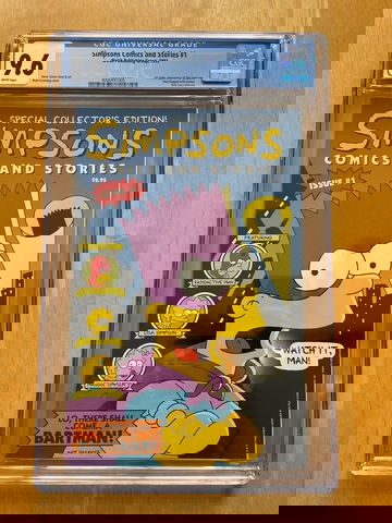 Simpsons Comics and Stories #1 CGC 9.6 White Pages